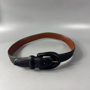Authentic Vintage Coach 3901 Black Leather Women's Belt, Size M